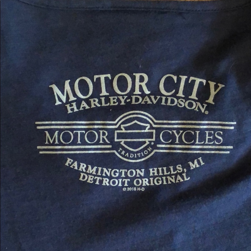 Harley!! 🧡🖤 Shirt 🏍 EUC!! - Picture 4 of 5